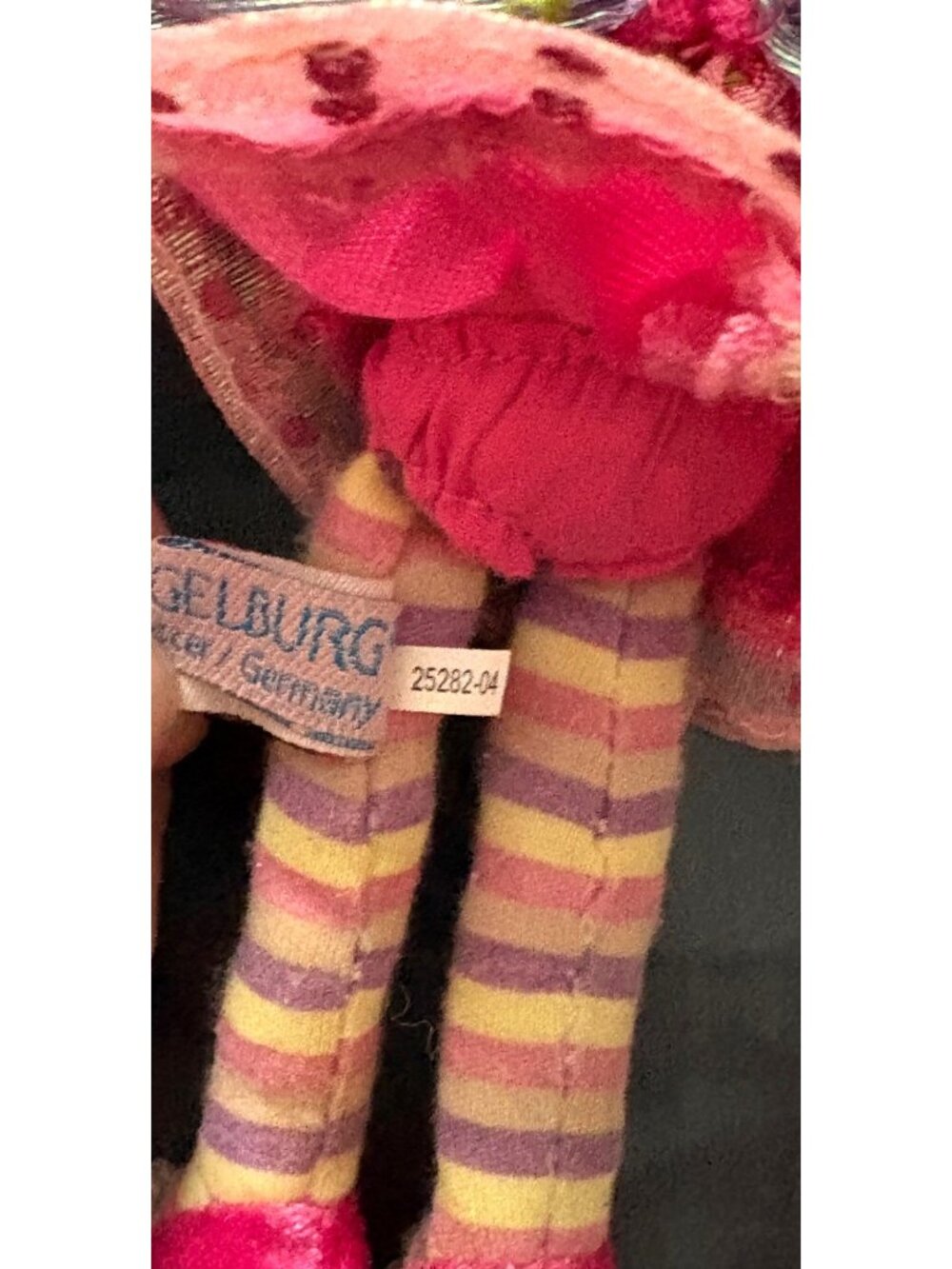 Princess Lillifee Fairy Doll Pink Dress Star Wand Crown Yellow Yarn Hair Wings - Picture 6 of 8